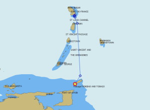 0. Trasa Martinique-Tobago