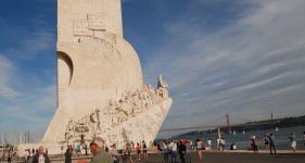 13 Lizbona Belem - pierwszy Henryk Żeglarz - za nim Vasco da Gama